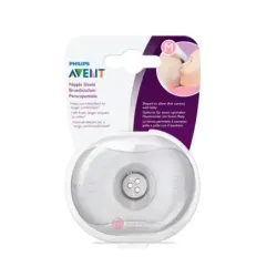 Philips Avent Pezoneras Silicona Talla M, 2 unidades.
