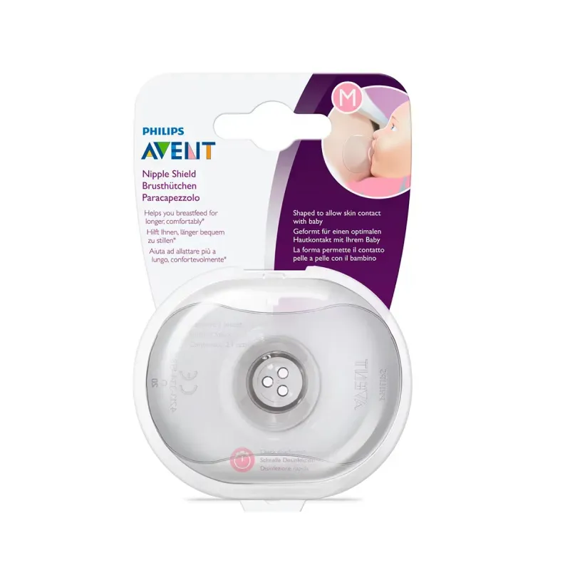 Philips Avent Pezoneras Silicona Talla M, 2 unidades | Farmacia Barata