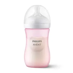 Philips Avent Biberón Natural Response Rosa, 260 ml.