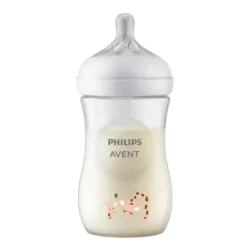 Philips Avent Biberón Natural Response Jirafa, 260 ml.
