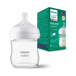 Philips Avent Biberón Natural Response Cristal, 120 ml.