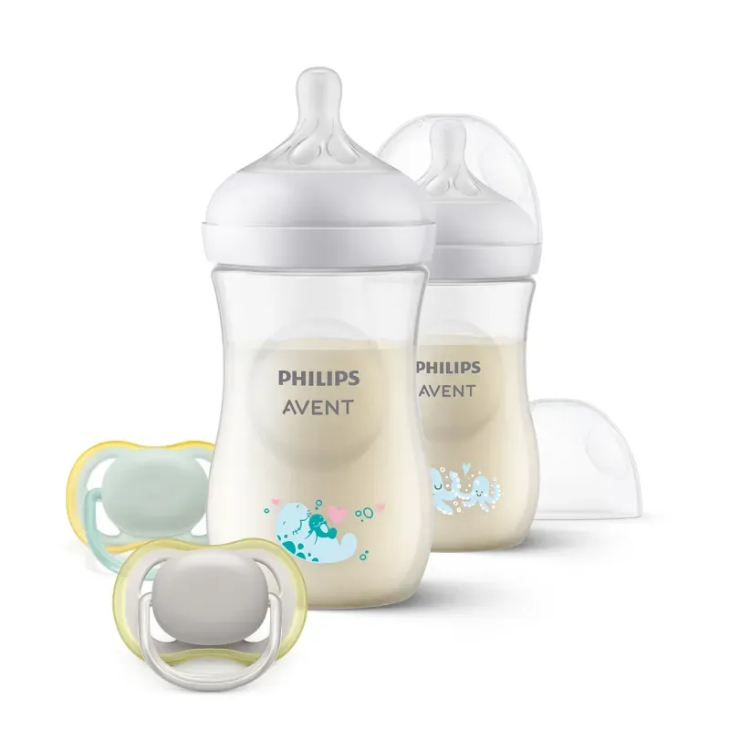 Philips Avent Pack Natural Response 2 Biberones 260 ml + 2 Chupetes | Farmacia Barata Philips Avent Pack Natural Response 2 Biberones 260 ml + 2 Chupetes | Farmacia Barata