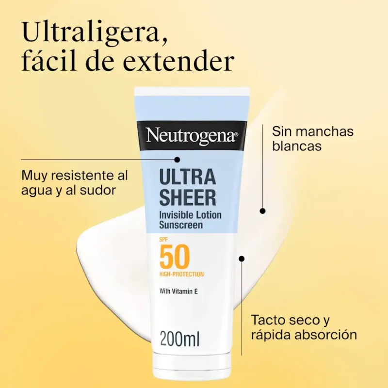 Neutrogena Sun Loción Hidratante SPF50 | Farmacia Barata