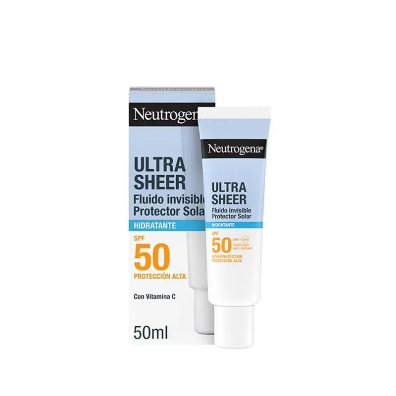 Neutrogena Sun Fluido Invisible SPF50  | Farmacia Barata