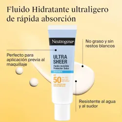 Neutrogena Sun Fluido Invisible SPF50  | Farmacia Barata