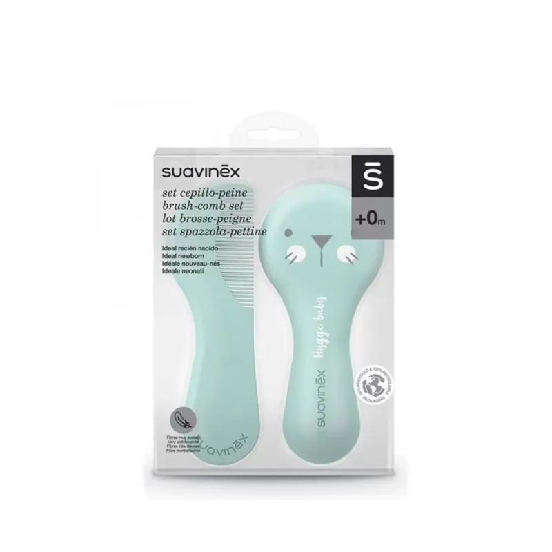 Suavinex Cepillo y Peine Infantil Soft Azul | Farmacia Barata