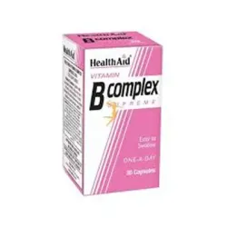 Health Aid Complejo Vitamínico B Complex, 30 Cápsulas