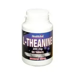 Health Aid L-teanina, 60 comprimidos de 200 mg.