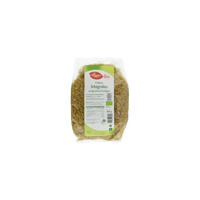 Fideos Integrales 500 g Bio Granero | Farmacia Barata