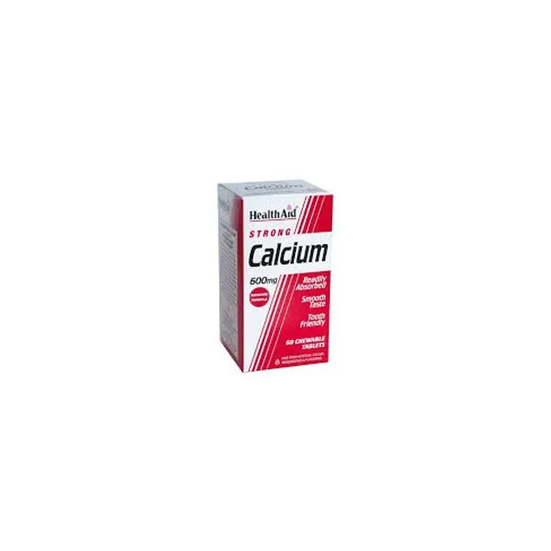 Health Aid Calcio 600 mg, 60 Comprimidos | Farmacia Barata