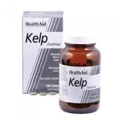 Health Aid Kelp Noruego (Iodine), 240 comprimidos de 300 mg.