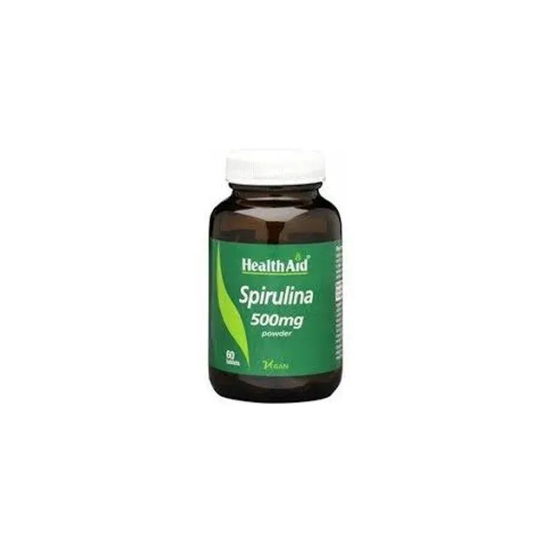 Espirulina 500mg 60 comp. Health Aid | Farmacia Barata Espirulina 500mg 60 comp. Health Aid | Farmacia Barata