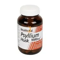 Health Aid Fibra de Cáscara de Psyllium, 60 cápsulas