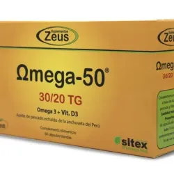 Zeus Omega 50 30/20TG, 60 cápsulas.