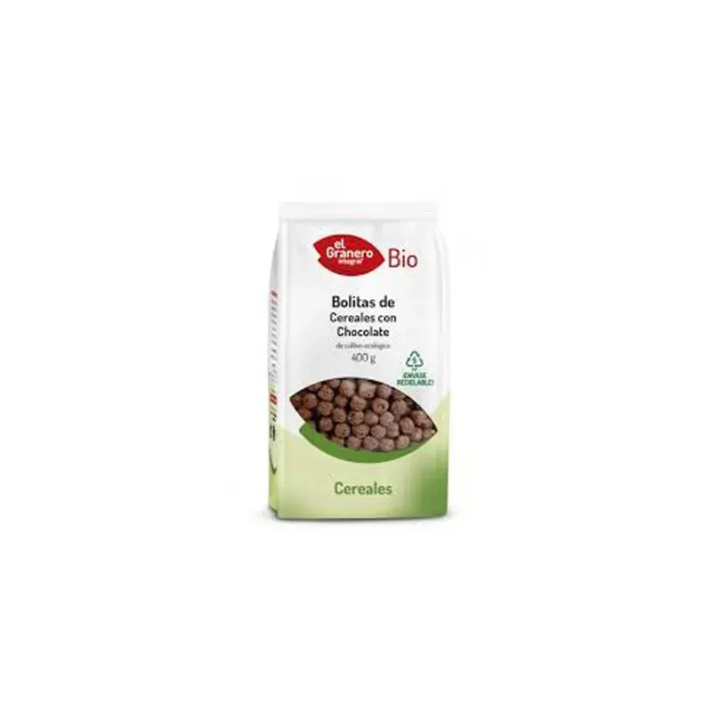 Bolitas Cereales Chocolate Bio 400 g | Farmacia Barata