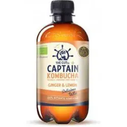 Captain Kombucha - Kombucha de Jengibre y Limón, 1 Litro