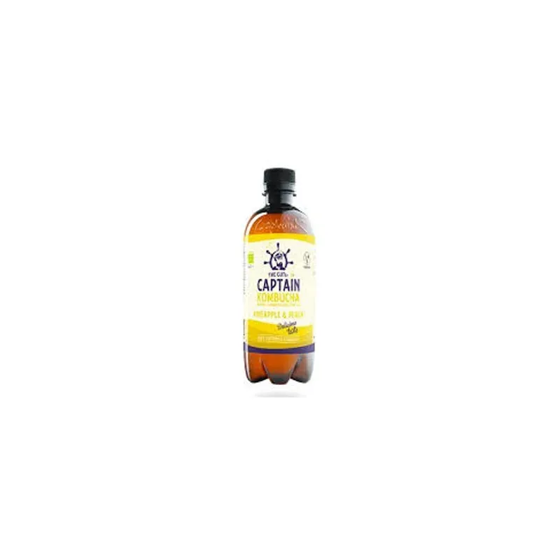 Captain Kombucha Piña y Melocotón 1L | Farmacia Barata