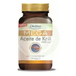 Dietisa Mega Aceite Krill, 60 cápsulas