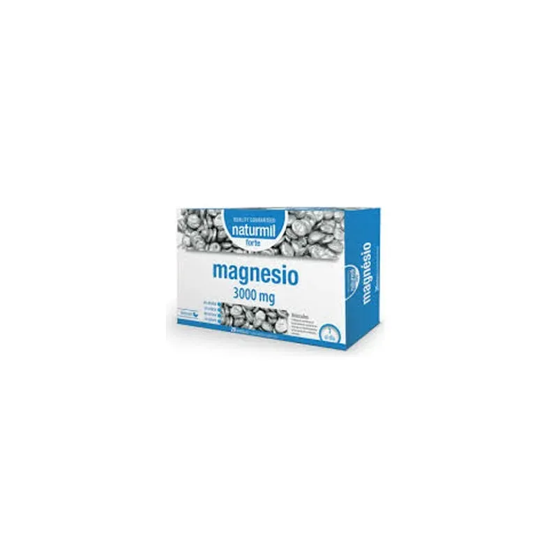 Naturmil Magnesio Forte 3000mg 20 ampollas | Farmacia Barata