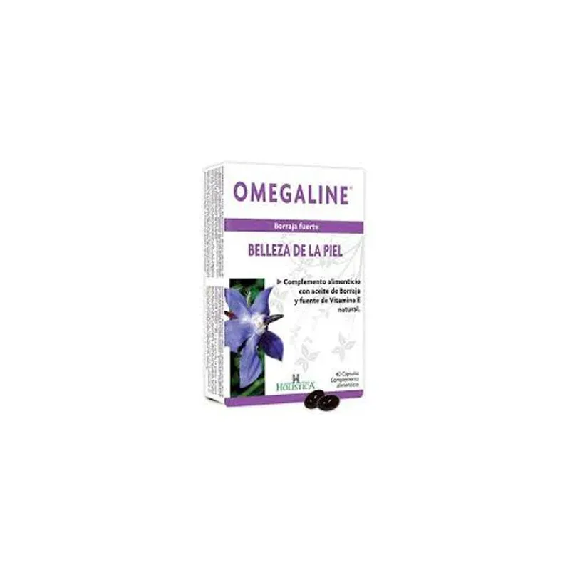 Omegaline Borraja Fuerte Holistica 40 cápsulas | Farmacia Barata