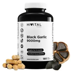 Hivital Ajo Negro 9000 mg, 180 cápsulaS