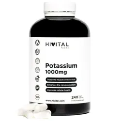 Hivital Potasio 1000 mg, 240 cápsulas