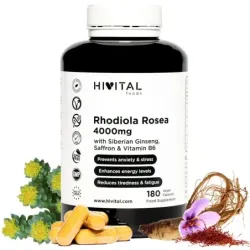 Hivital Rhodiola Rosea 4000 mg, 180 cápsulas