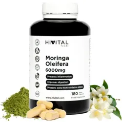 Hivital Moringa Oleifera 6000 mg, 180 cápsulas