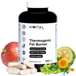 Hivital Termogénico Fat Burner Quemagrasas, 180 cápsulas