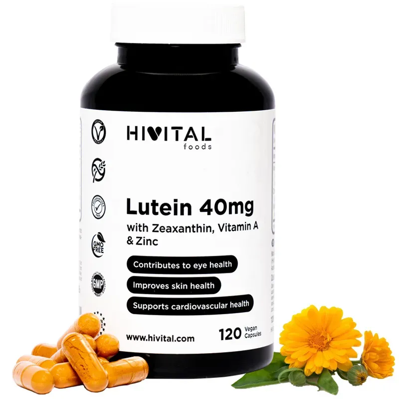 Hivital Luteína 40 mg, 120 cápsulas veganas | Farmacia Barata