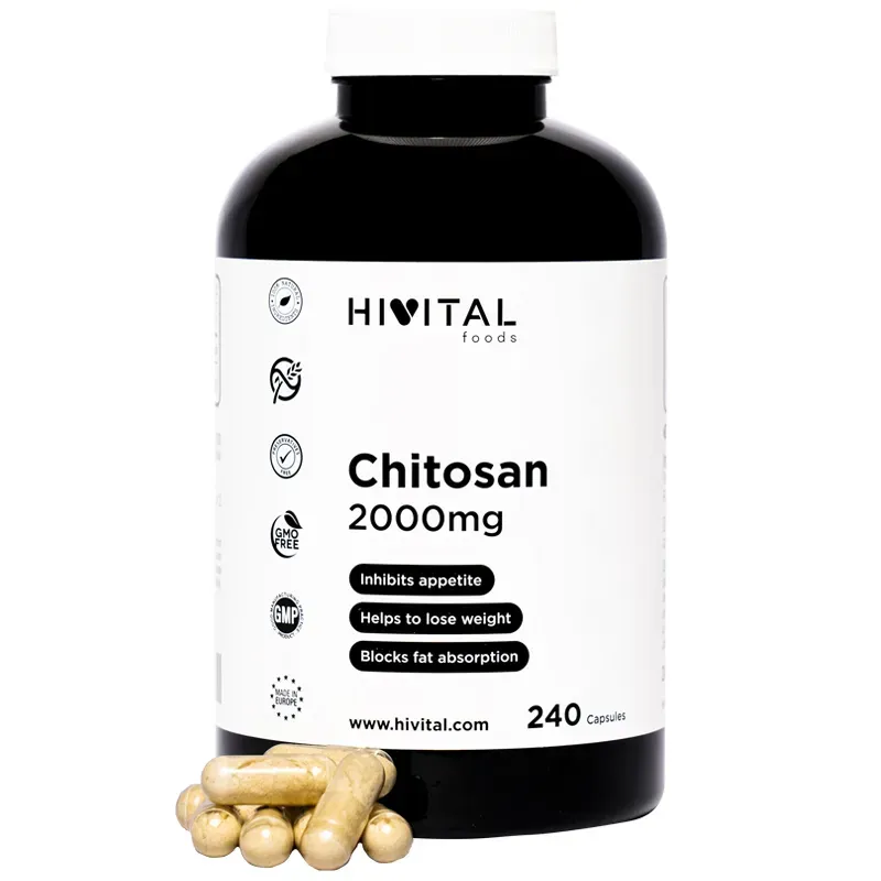 Hivital Chitosan Marino 2000 mg, 240 cápsulas | Farmacia Barata