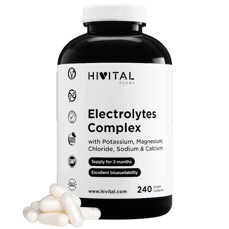 Hivital Electrolitos Complex, 240 cápsulas veganas | Farmacia Barata Hivital Electrolitos Complex, 240 cápsulas veganas | Farmacia Barata