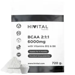 Hivital BCAA 2:1:1 6000 mg, 720 gr