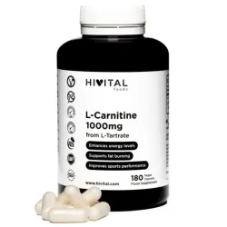 Hivital L-Carnitina 1000 mg, 180 cápsulas
