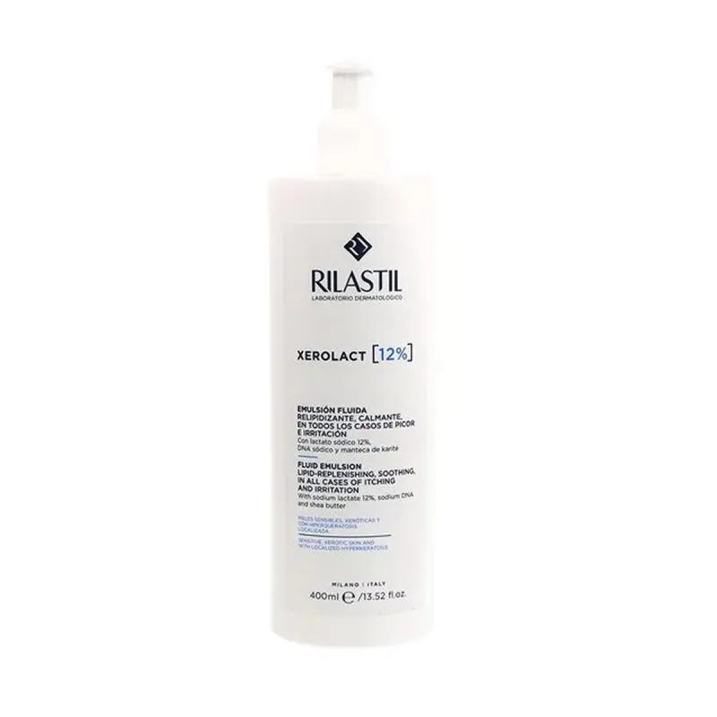 Rilastil Xerolact 12 Emulsión Fluida 400 ml | Farmacia Barata