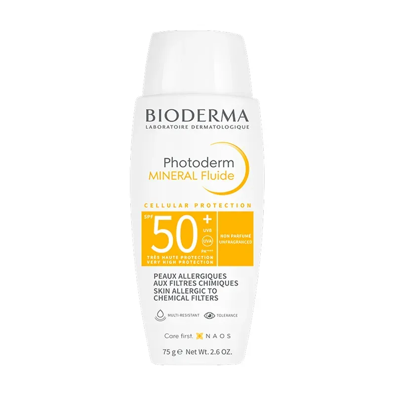 Bioderma Photoderm Mineral fluido SPF50+, 75 g | Farmacia Barata