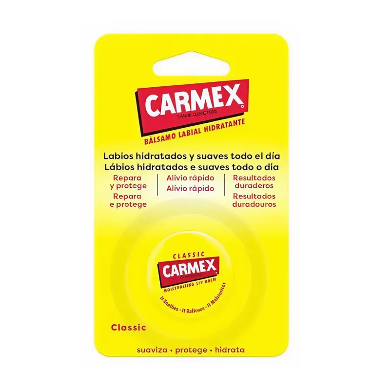 Carmex Classic Balsamo Labial Hidratante Tarro, 7,5g | Farmacia Barata