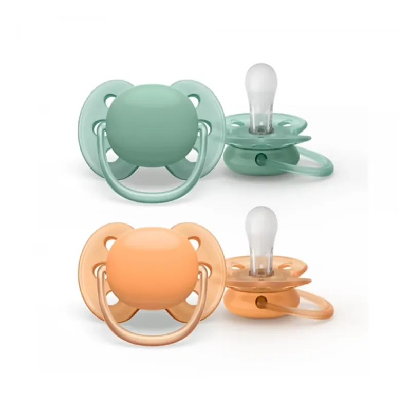 Philips Avent Chupetes Ultra Soft 0-6M Niña, 2 unidades | Farmacia Barata