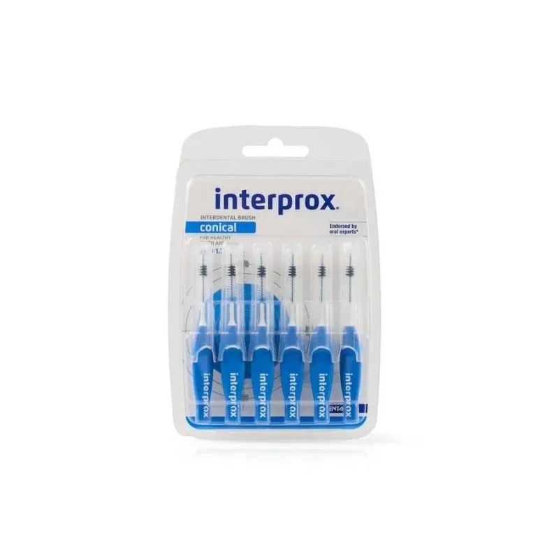 Interprox Cónico Azul 1,7 mm 6U | Farmacia Barata Interprox Cónico Azul 1,7 mm 6U | Farmacia Barata