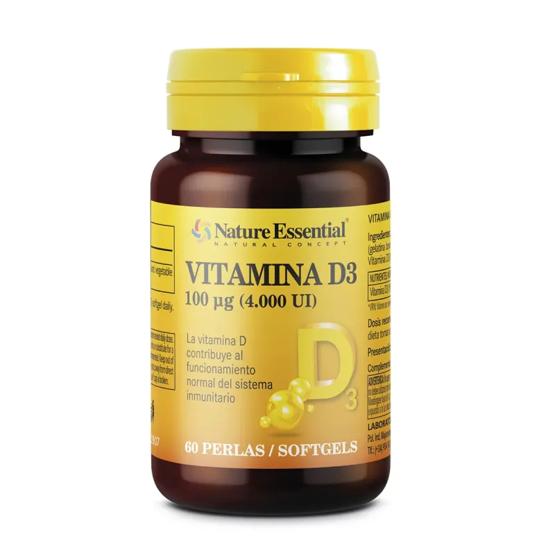 Nature Essential Vitamina D3 4000 UI | Farmacia Barata