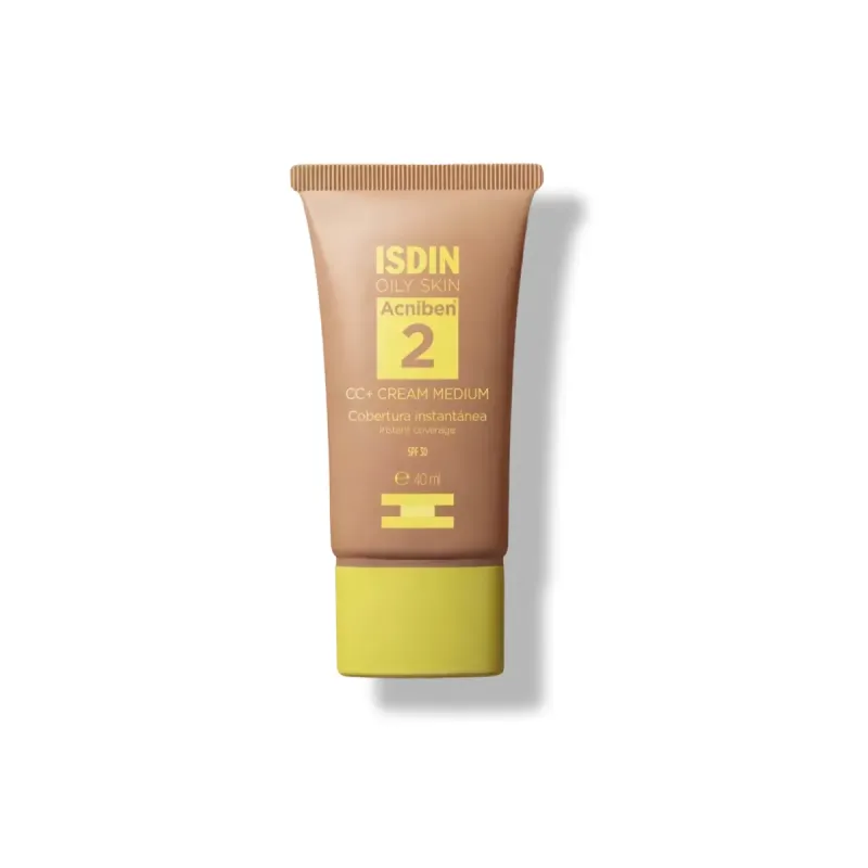 Isdin Acniben CC Cream Medium SPF30+ 40 ml | Farmacia Barata Isdin Acniben CC Cream Medium SPF30+ 40 ml | Farmacia Barata