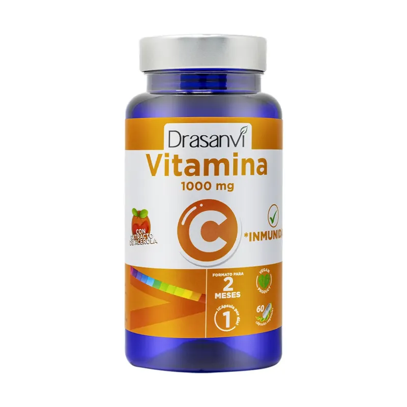 Drasanvi Vitamina C 1000 mg 60 cápsulas | Farmacia Barata Drasanvi Vitamina C 1000 mg 60 cápsulas | Farmacia Barata