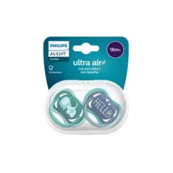 Philips Avent Chupetes Ultra Air +18M Deco Niño, 2 unidades