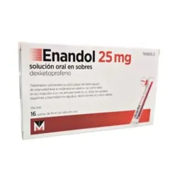 Enandol 25 mg Solucion Oral, 16 sobres