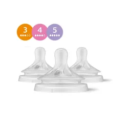 Philips Avent Pack Tetinas Natural Response, 3 unidades