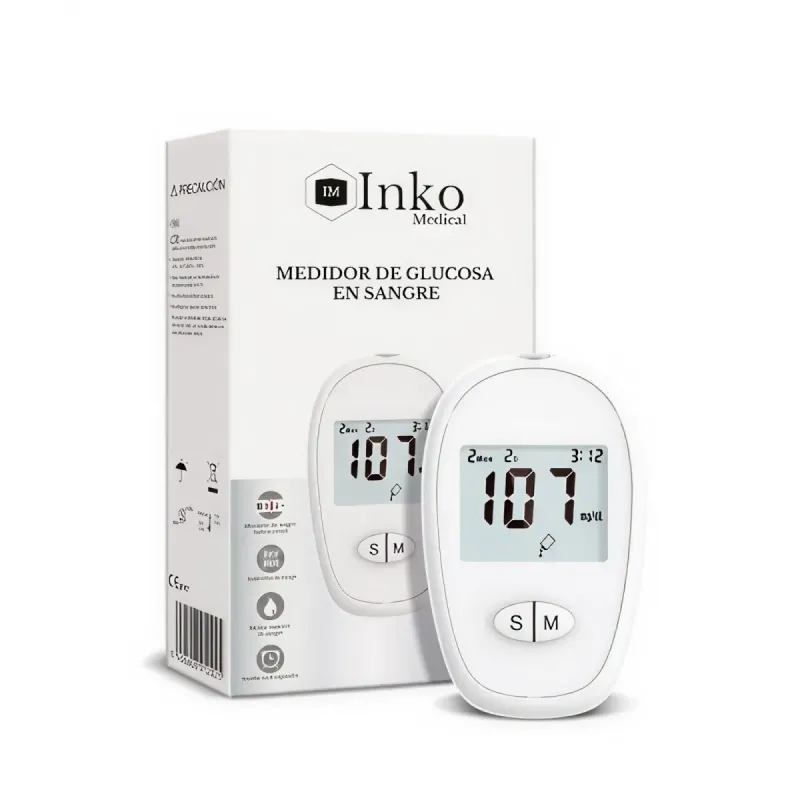 Inko Medical Medidor Glucómetro + 25 tiras de regalo