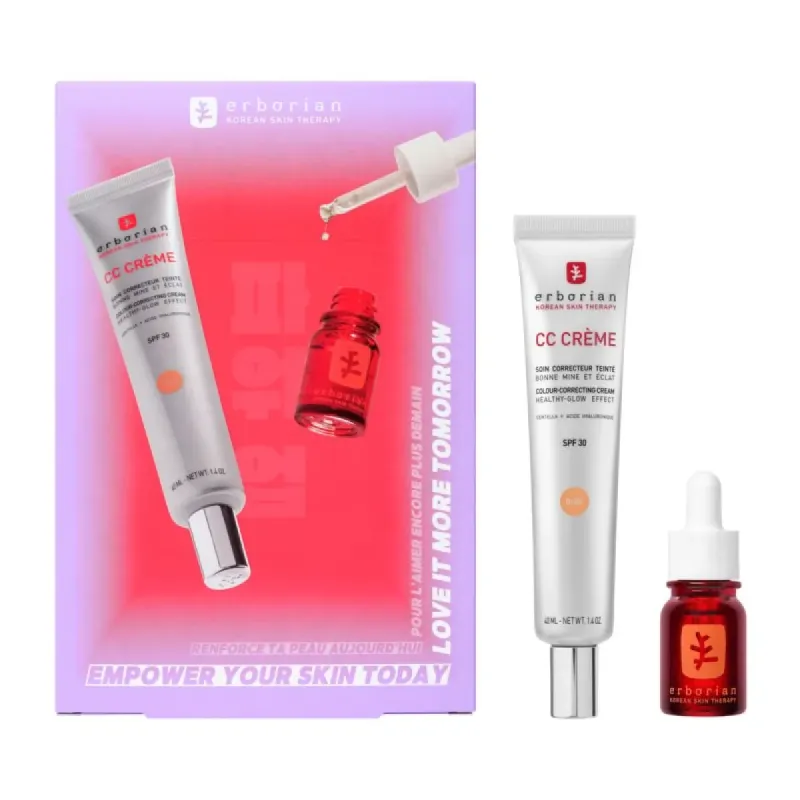 Erborian Pack Kit CC Cream Doré 40ml + Skin Therapy 10ml | Farmacia Barata
