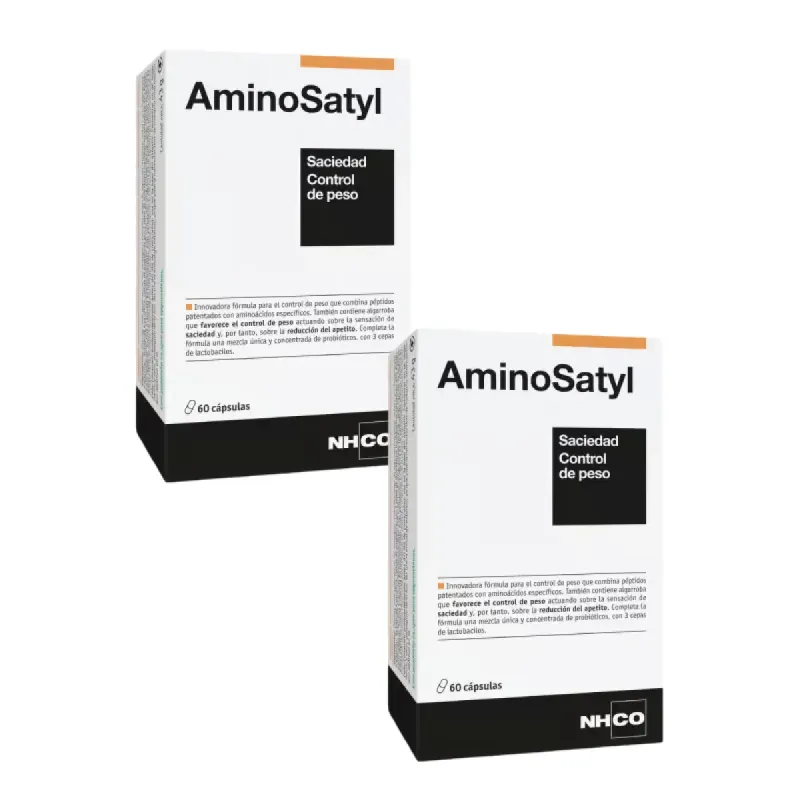 NHCO Aminosatyl Duplo 2x60 Cápsulas | Farmacia Barata NHCO Aminosatyl Duplo 2x60 Cápsulas | Farmacia Barata