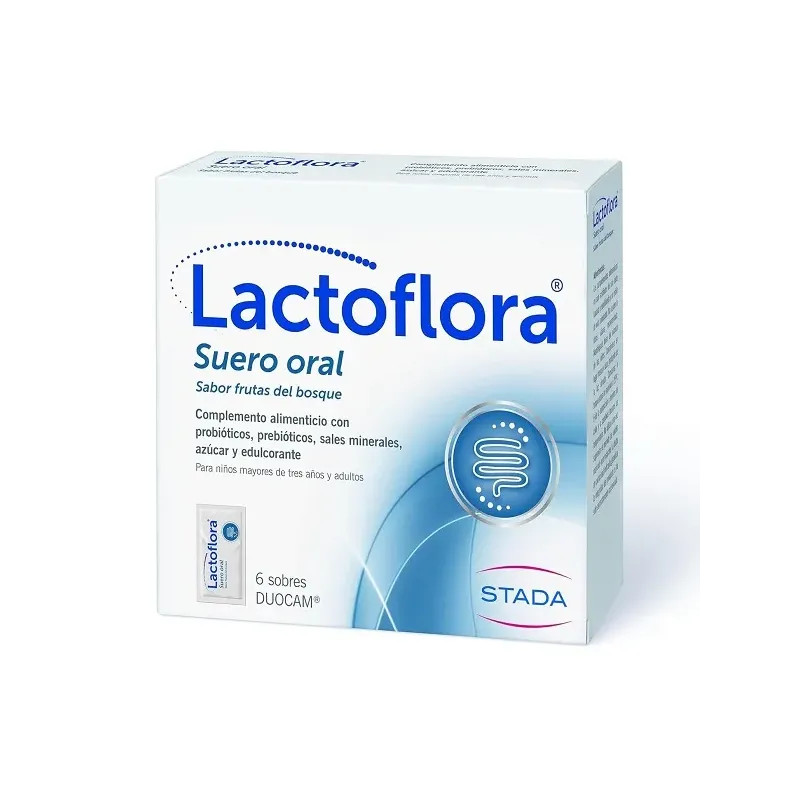Lactoflora suero oral, 6 sobres