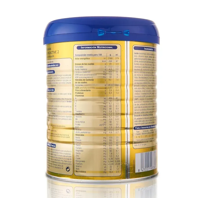 Novalac Premium Proactive 2 +6M, 800 g | Farmacia Barata